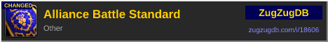 Alliance Battle Standard: forum signature banner