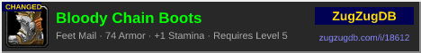 Bloody Chain Boots: forum signature banner