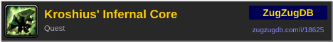 Kroshius' Infernal Core: forum signature banner