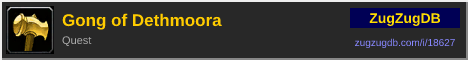 Gong of Dethmoora: forum signature banner
