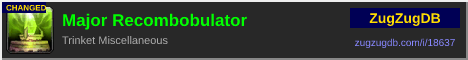 Major Recombobulator: forum signature banner