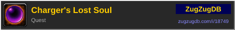 Charger's Lost Soul: forum signature banner