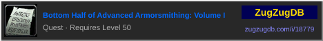 Bottom Half of Advanced Armorsmithing: Volume I: forum signature banner