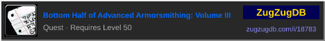Bottom Half of Advanced Armorsmithing: Volume III: forum signature banner