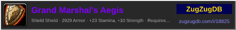 Grand Marshal's Aegis: forum signature banner