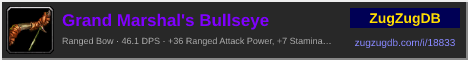 Grand Marshal's Bullseye: forum signature banner