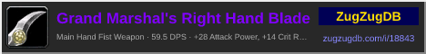 Grand Marshal's Right Hand Blade: forum signature banner