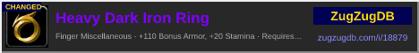 Heavy Dark Iron Ring: forum signature banner