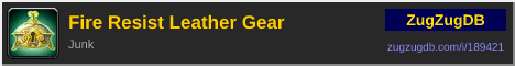 Fire Resist Leather Gear: forum signature banner