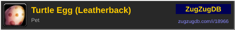 Turtle Egg (Leatherback): forum signature banner