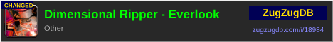 Dimensional Ripper - Everlook: forum signature banner