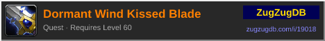 Dormant Wind Kissed Blade: forum signature banner