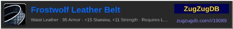 Frostwolf Leather Belt: forum signature banner