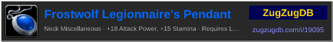 Frostwolf Legionnaire's Pendant: forum signature banner