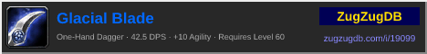 Glacial Blade: forum signature banner