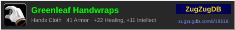 Greenleaf Handwraps: forum signature banner