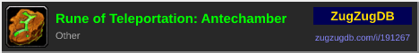 Rune of Teleportation: Antechamber: forum signature banner