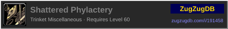 Shattered Phylactery: forum signature banner