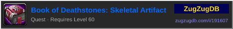 Book of Deathstones: Skeletal Artifact: forum signature banner