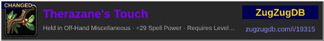 Therazane's Touch: forum signature banner