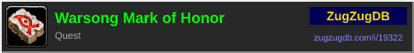 Warsong Mark of Honor: forum signature banner