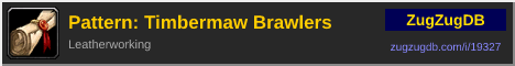 Pattern: Timbermaw Brawlers: forum signature banner
