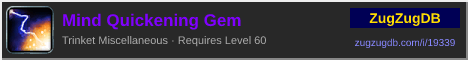Mind Quickening Gem: forum signature banner