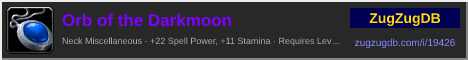 Orb of the Darkmoon: forum signature banner