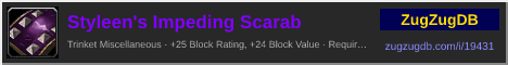 Styleen's Impeding Scarab: forum signature banner