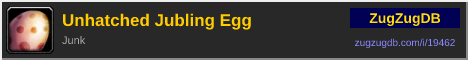Unhatched Jubling Egg: forum signature banner
