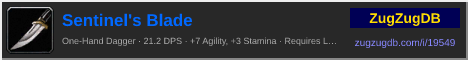 Sentinel's Blade: forum signature banner