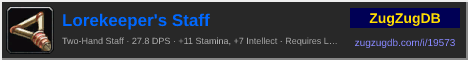 Lorekeeper's Staff: forum signature banner