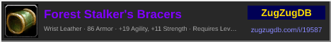 Forest Stalker's Bracers: forum signature banner