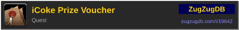iCoke Prize Voucher: forum signature banner