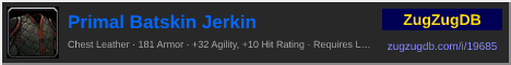 Primal Batskin Jerkin: forum signature banner