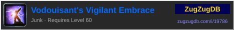 Vodouisant's Vigilant Embrace: forum signature banner