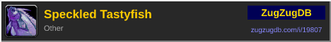 Speckled Tastyfish: forum signature banner