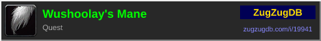Wushoolay's Mane: forum signature banner