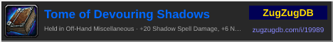 Tome of Devouring Shadows: forum signature banner