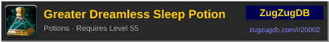 Greater Dreamless Sleep Potion: forum signature banner