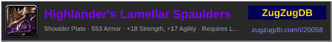 Highlander's Lamellar Spaulders: forum signature banner