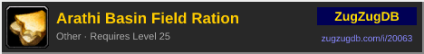 Arathi Basin Field Ration: forum signature banner