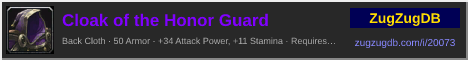 Cloak of the Honor Guard: forum signature banner