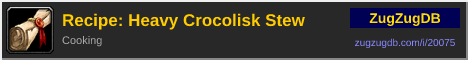 Recipe: Heavy Crocolisk Stew: forum signature banner