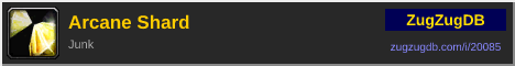Arcane Shard: forum signature banner