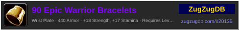 90 Epic Warrior Bracelets: forum signature banner