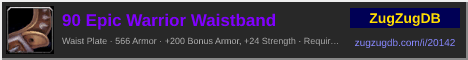 90 Epic Warrior Waistband: forum signature banner
