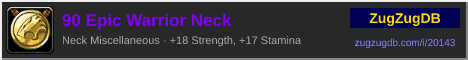 90 Epic Warrior Neck: forum signature banner