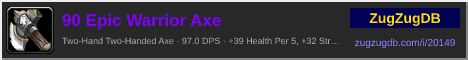 90 Epic Warrior Axe: forum signature banner