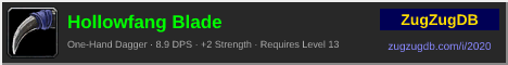 Hollowfang Blade: forum signature banner